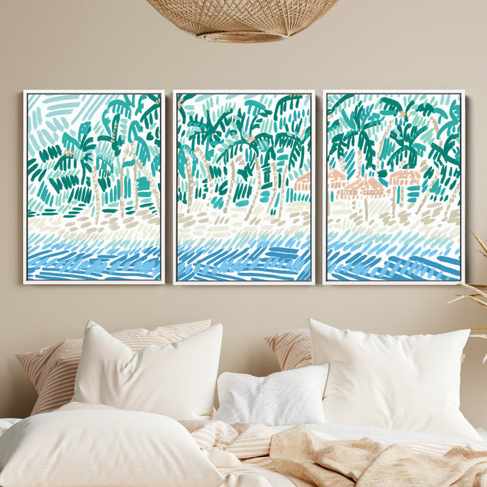 8"x10" / Canvas Set / White