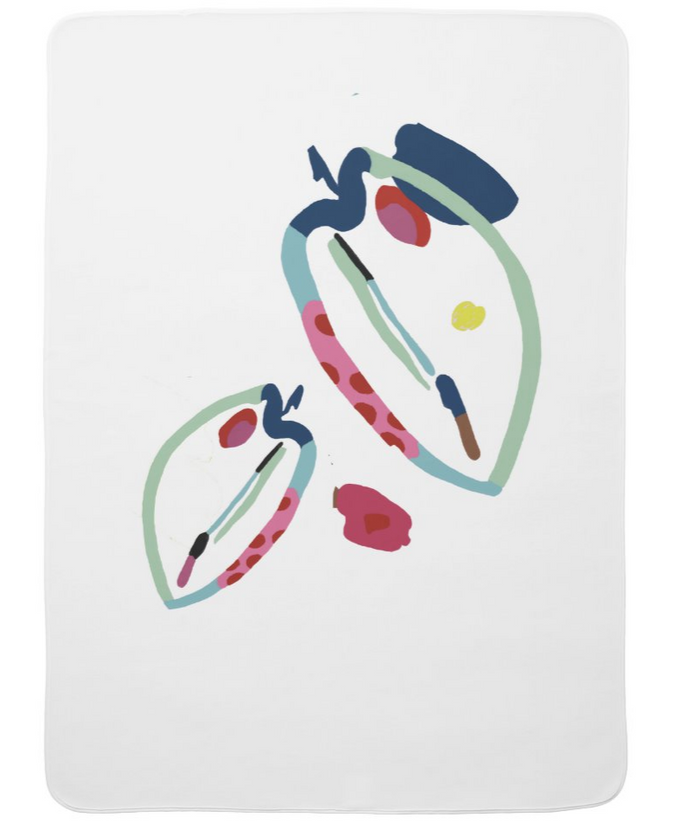 Utopia Unisex Baby Blanket front