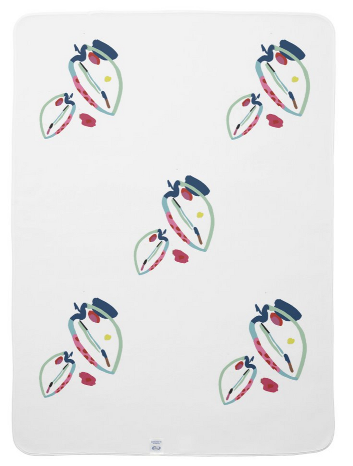 Utopia Unisex Baby Blanket back