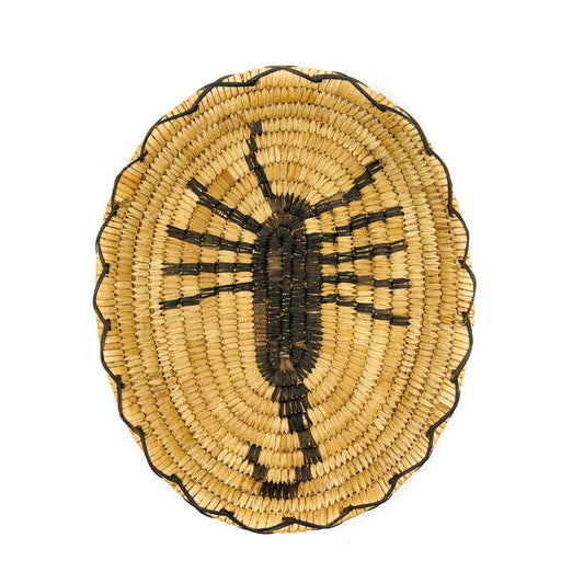 Vintage Desert Scorpion Oval Basket Tray