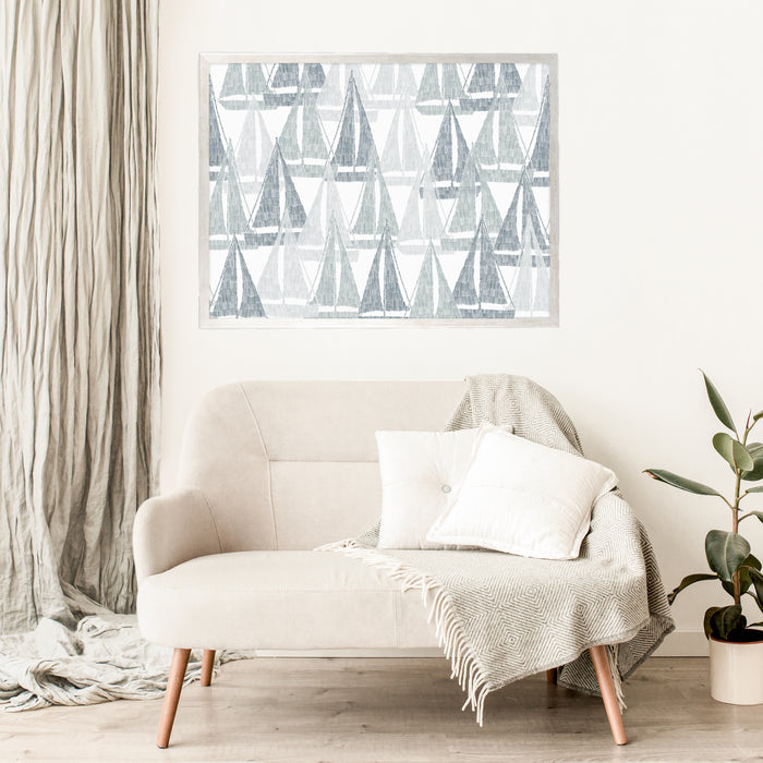 5"x7" / Art Print / Antique Silver