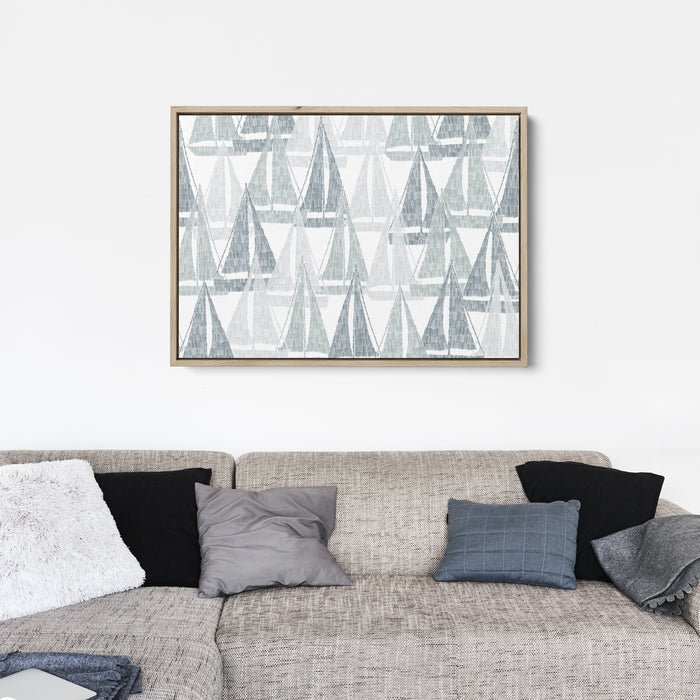 Wandering Sailboats, No. 2 - Art Print or Canvas - Jetty Home