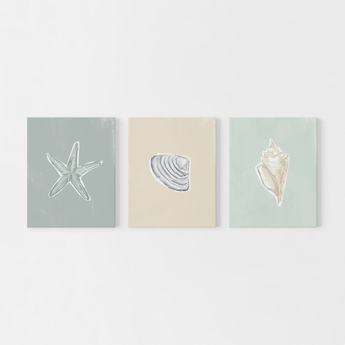 Washed Ashore Triptych - Set of 3