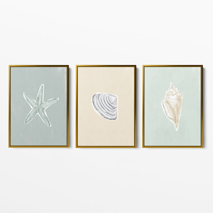 Washed Ashore Triptych - Set of 3
