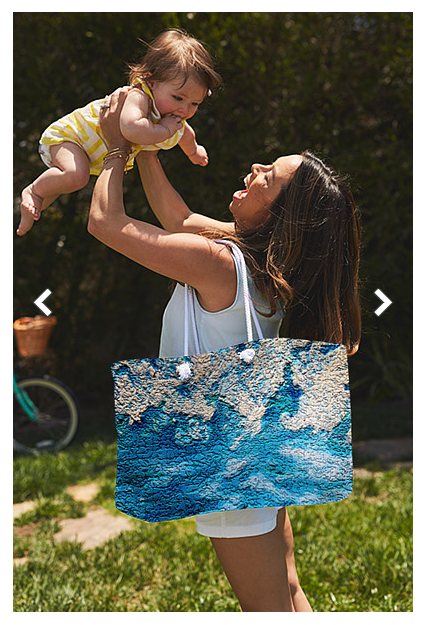 Ocean Foam - Weekender Tote Bag - Portraits by NC