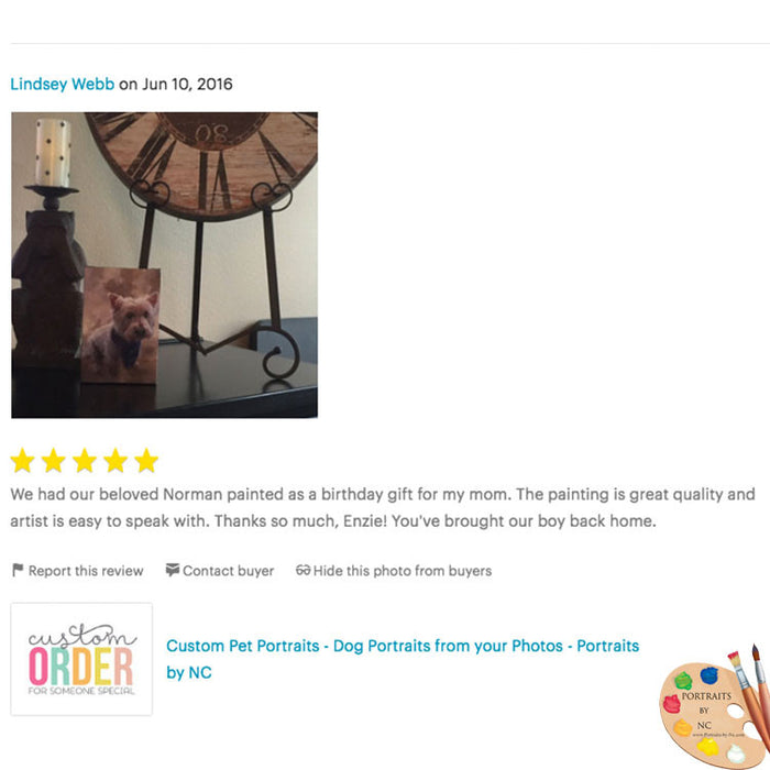 Review for Westie Pet Portrait 430