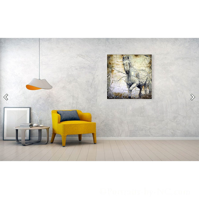 Whispers Across the Steppe Acrylic Print decorative print