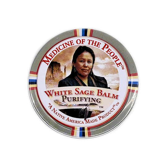 This balm contains two different kinds of sage: essential oil of white sage (Salvia apiana) and wildcrafted sagebrush (Artemisia tridentata) from Arizona. These plants have anti-microbial powers and help to heal skin issues, inflammation, and minor irritations. It is also stimulating to the senses and can give you a boost when you need it - just inhale the scent or rub a little under your nose!  Made in Tucson, AZ.    Wildcrafted Sage  Organic Essential Oil of White Sage  Organic Calendula Flower
