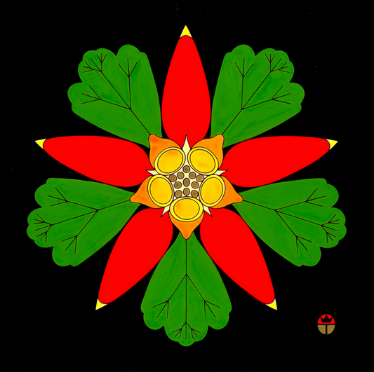 Wil Taylor:  "Columbine" (Original Painting 12"x12")