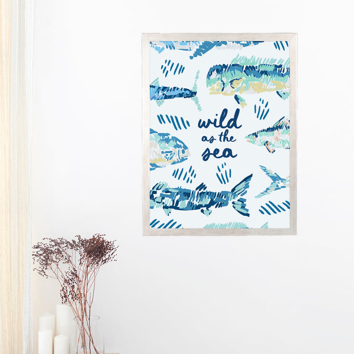 5"x7" / Art Print / Antique Silver