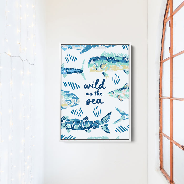 8"x10" / Canvas / White