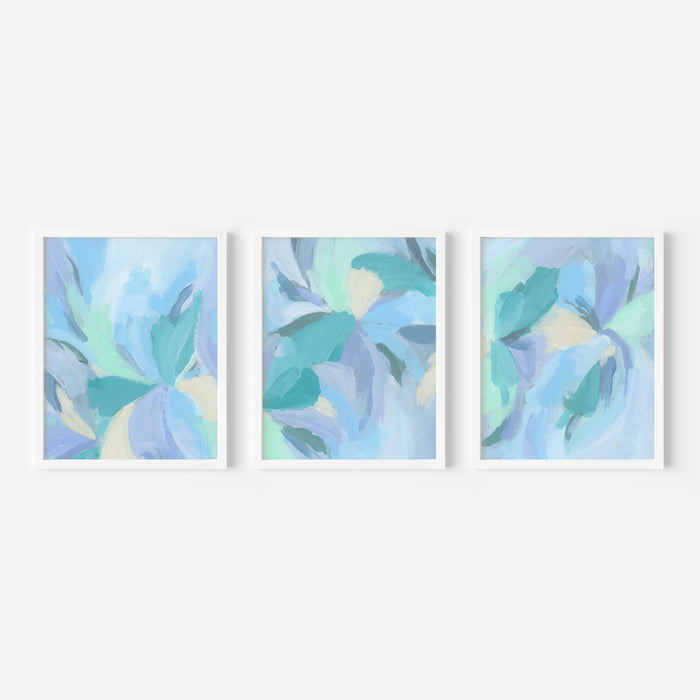 Wildflowers After Rain Triptych - Set of 3 - Jetty Home