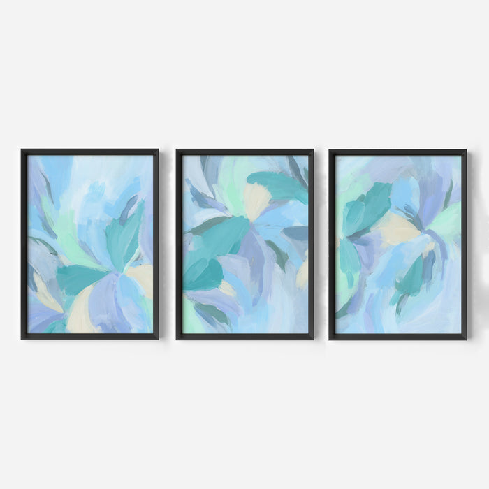 Wildflowers After Rain Triptych - Set of 3 - Jetty Home