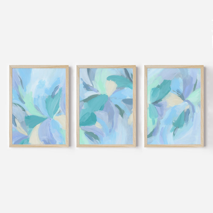 Wildflowers After Rain Triptych - Set of 3 - Jetty Home