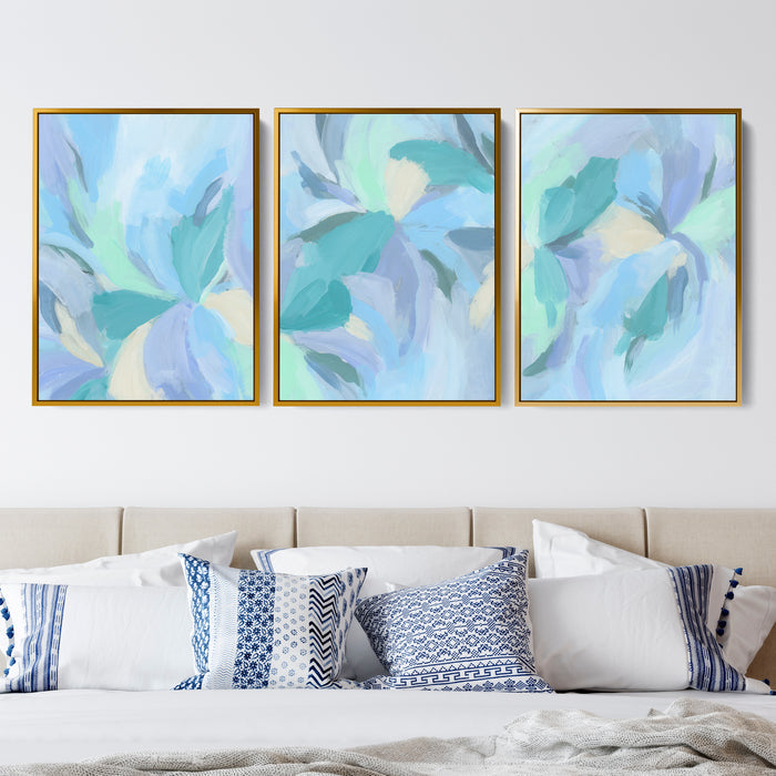 Wildflowers After Rain Triptych - Set of 3 - Jetty Home