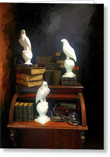 Wizards Library - Greeting Card