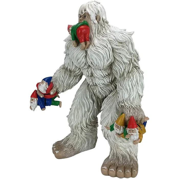 Yeti and Gnomes Garden Figurine