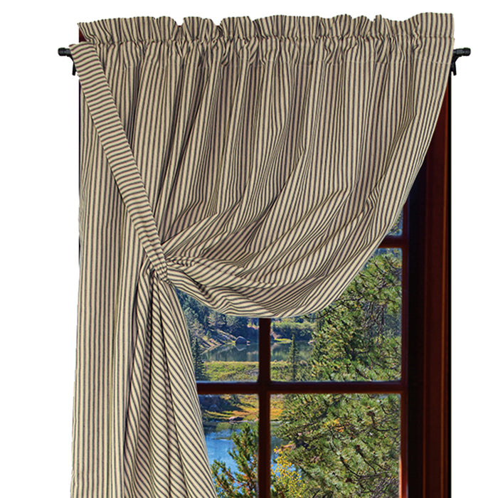 York Ticking - Black Panel H5880011 - Interiors by Elizabeth