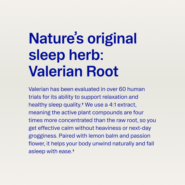 Promote Ora Organic's "You're a Knockout: Natural Sleep Support Capsules" featuring valerian root extract for relaxation and better sleep, enhanced with organic tart cherry, lemon balm, and passion flower for added benefits.